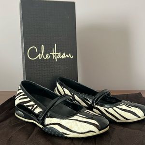 Cole Haan Air Beau Mary Jane Zebra
